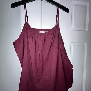 Faded Glory Burgundy Camisole Top